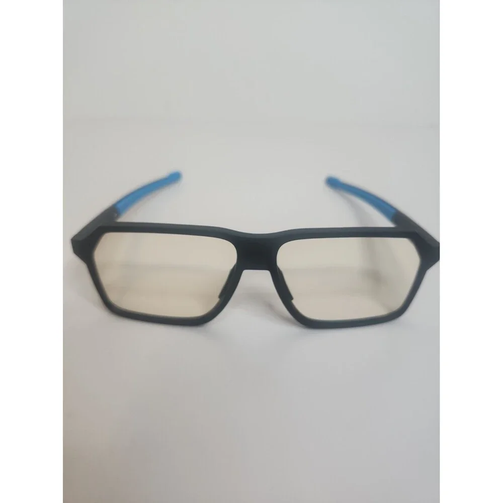 Oakley Bevel Eyeglasses Satin Black Blue OX8161-0457 57-13 145 Mens W/ Case